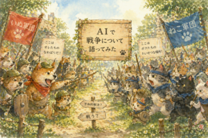 AIで戦争について語ってみたのイメージ画像｜AIで作成しています。