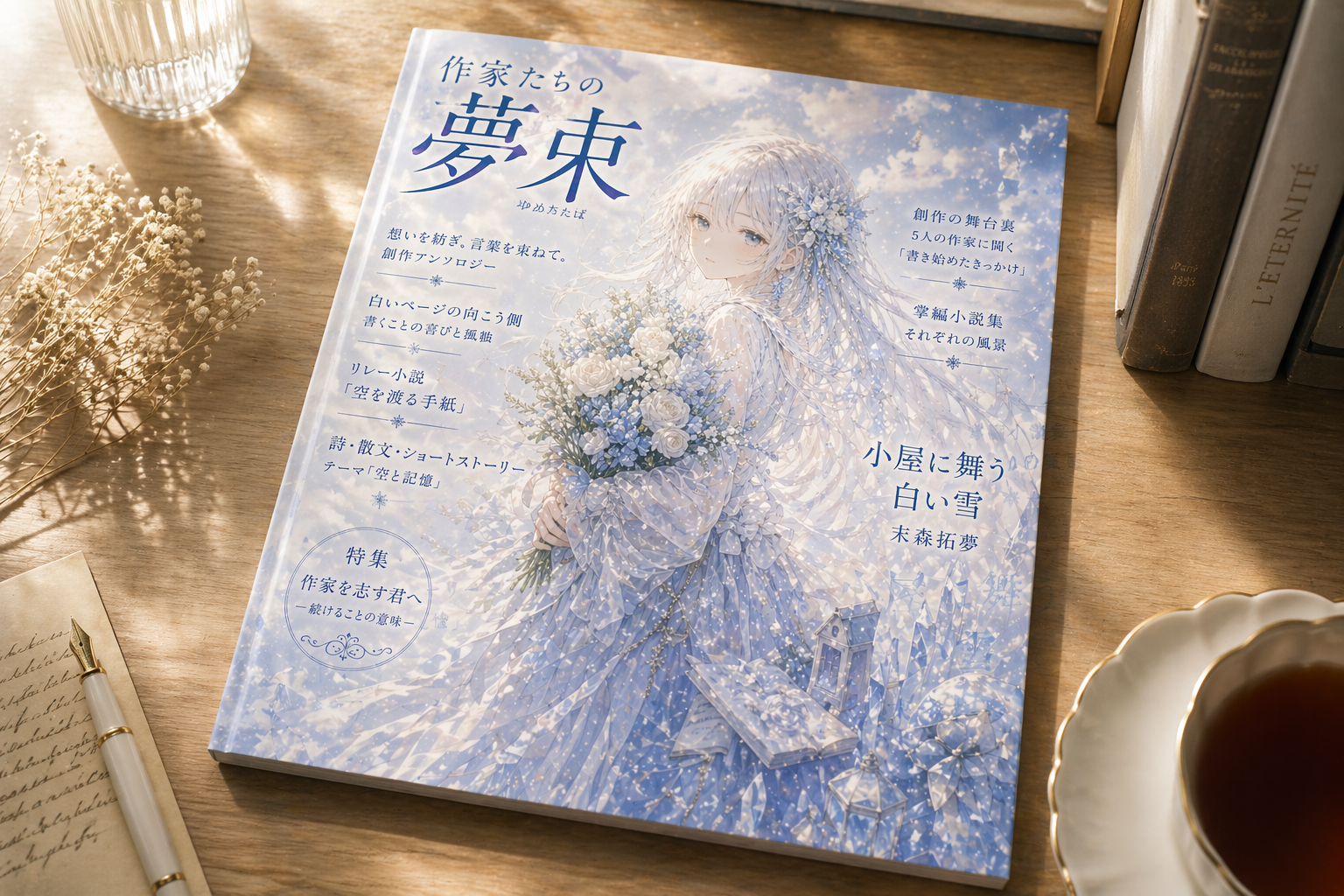 「作家たちの夢束」が出版した小説同人誌を知っているか？のイメージ画像｜AIで加工しています。